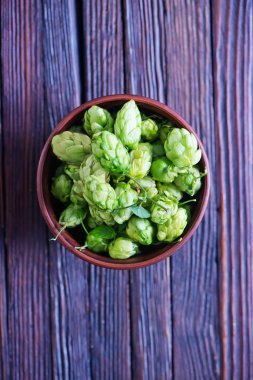 kabın içinde yeşil hop