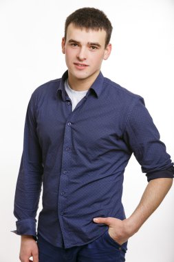 Genç öğrenci pozitif ifade