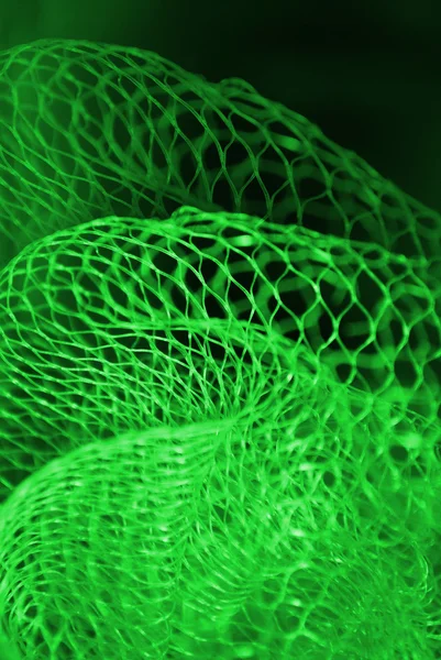 Abstract green background. Waves. Threads — Stock Photo, Image