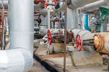 Çelik borular ile kapı kapak kolu