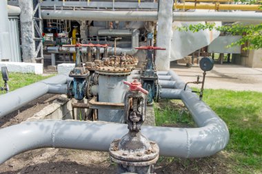 Çelik borular ile kapı kapak kolu