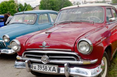 Gaz M21 Volga eski model araba - stok görüntü