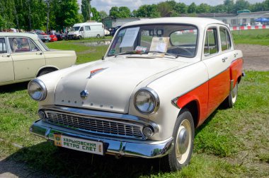 Moskvich 407 eski model araba - stok görüntü