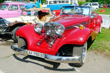 Mercedes-Benz Cabriolet eski model araba - stok görüntü