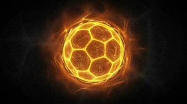 stilize futbol topu