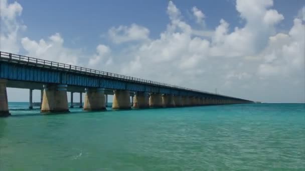 Brücke in Florida — Stockvideo