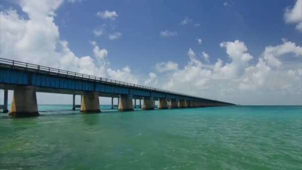 フロリダ州橋します。 — ストック動画