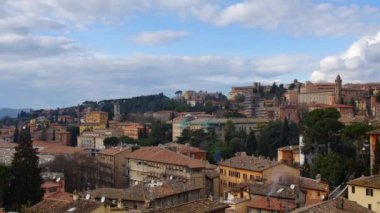 Perugia panoramik görünüm