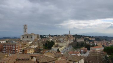 Perugia panoramik görünüm