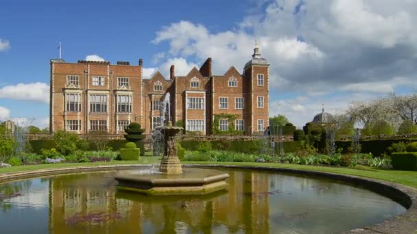 Panoramic time-lapse z Hatfield House — Wideo stockowe