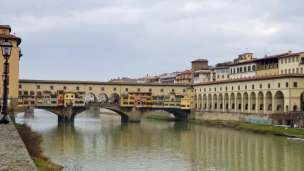 Panoramatický pohled na Florencii — Stock video