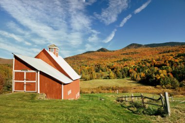 Bir çiftlik evinden New England