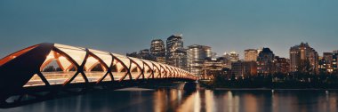 Calgary cityscape görünümü