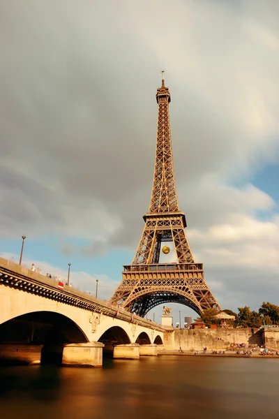 Vista da torre eiffel — Fotografia de Stock