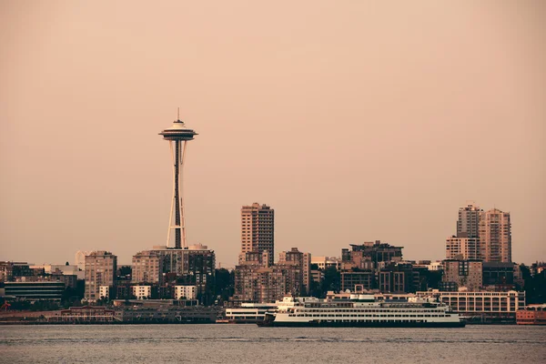 Skyline di Seattle città — Foto Stock