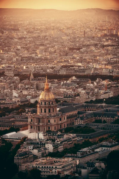 Tetto della città di Parigi — Foto Stock