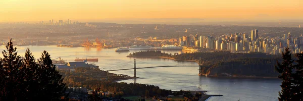 Vancouver lihat matahari terbit — Stok Foto