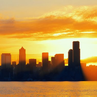 Seattle gündoğumu manzarası