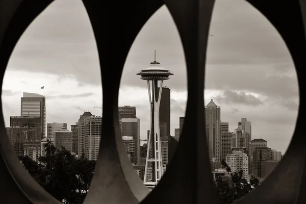 Seattle vista centro — Foto de Stock