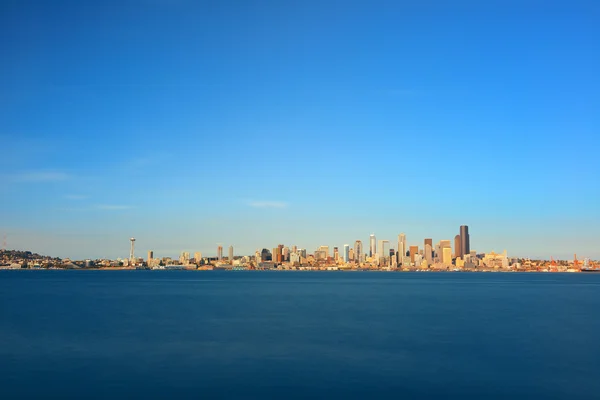 Horizonte del amanecer de Seattle — Foto de Stock