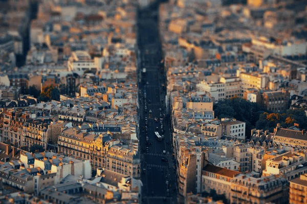 Telhado da cidade de Paris — Fotografia de Stock