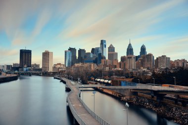 Philadelphia manzarası görünümü