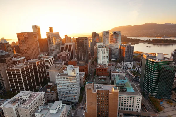 Vancouver rooftop vy — Stockfoto