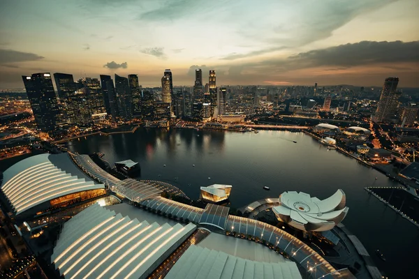 Сингапур вид на крышу — стоковое фото