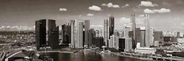 Singapore skyline weergave — Stockfoto