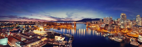 Blick auf den Hafen von Vancouver — Stockfoto