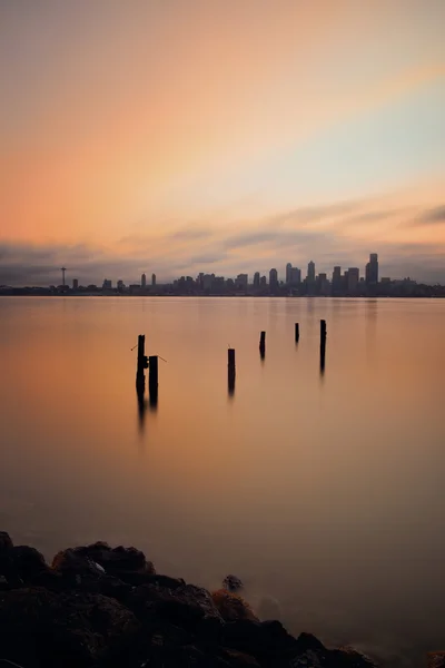 Blick auf die Skyline — Stockfoto