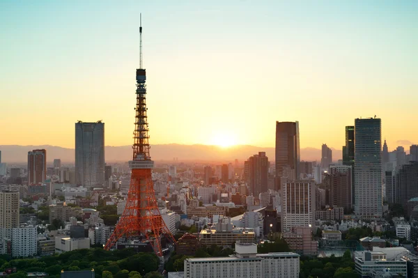 Tóquio Skyline view — Fotografia de Stock