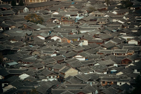 Lijiang vecchi edifici — Foto Stock