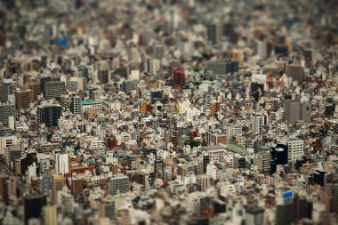 Tokyo siluetinin görünümü