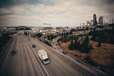 Karayolu ve trafficin Seattle