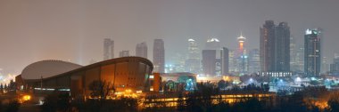 Calgary cityscape görünümü