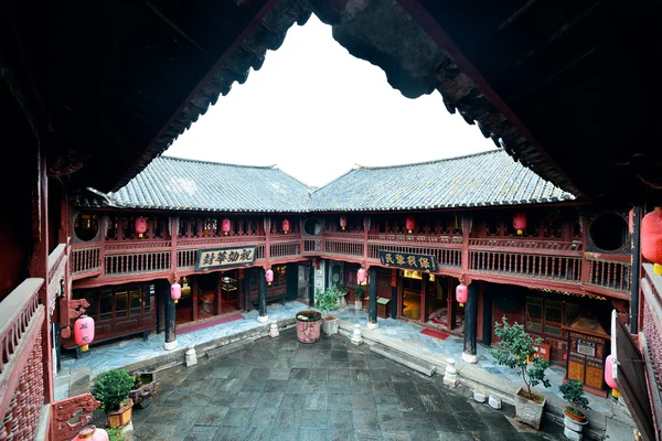 Local Bai style courtyard — Stock Photo, Image