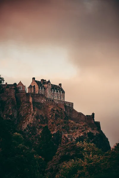 Vista sul Castello di Edimburgo — Foto Stock