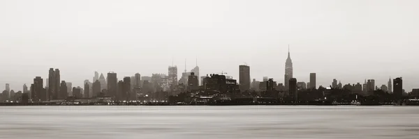 Силуэт Нью-Йорка — стоковое фото