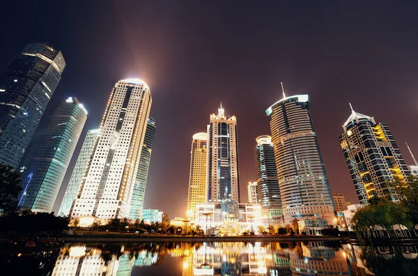 Shanghai stadsgezicht weergave — Stockfoto