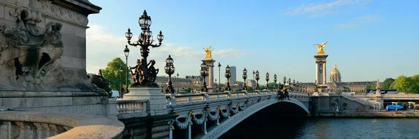 Панорама Парижа Олександра Iii — стокове фото