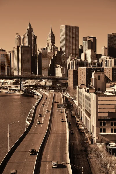 Distretto finanziario di Manhattan — Foto Stock