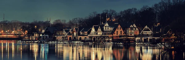 A Boathouse sor Philadelphia — Stock Fotó