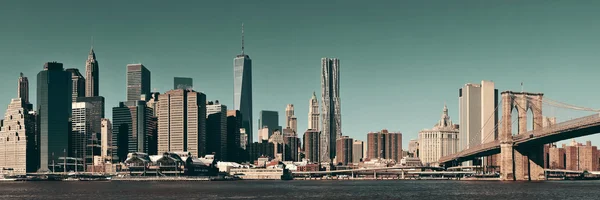 Manhattan financial district — 图库照片