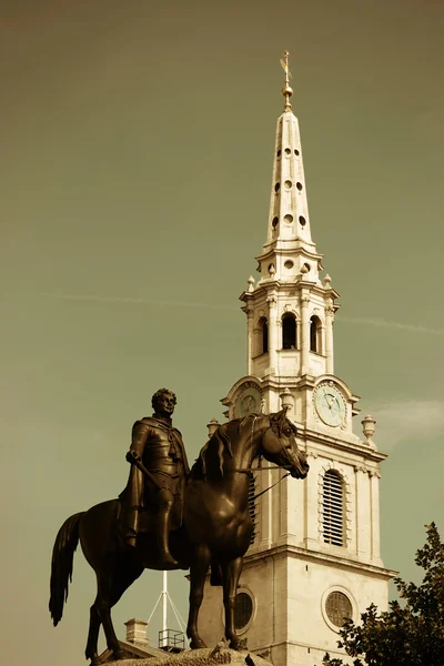 Trafalgar Square weergave — Stockfoto