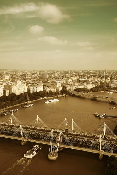 Londra havadan görünümü — Stok fotoğraf