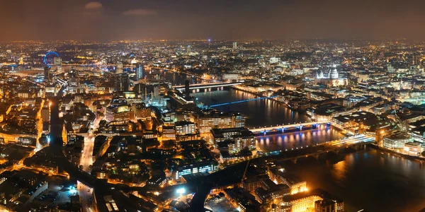 Visão noturna de Londres — Fotografia de Stock