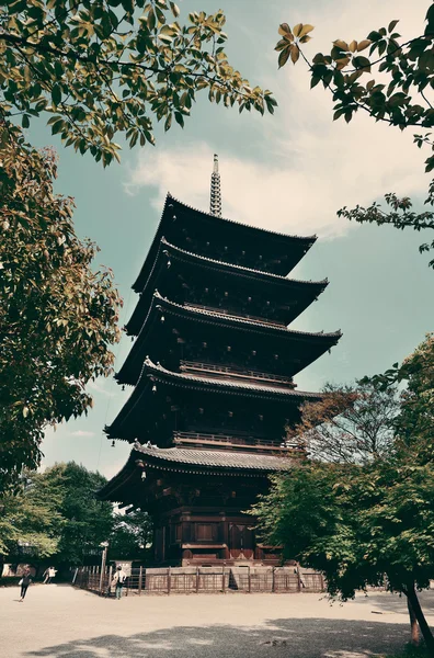 Vista Tempio di Toji — Foto Stock