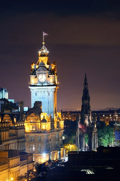 Edinburgh night view Stock Image