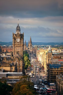 Edinburgh şehir sokak